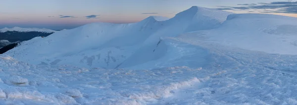 Панорама mountain світанку — стокове фото