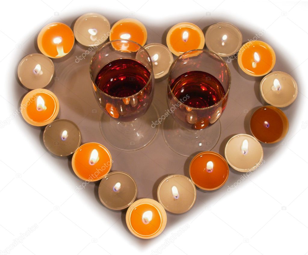Candle heart