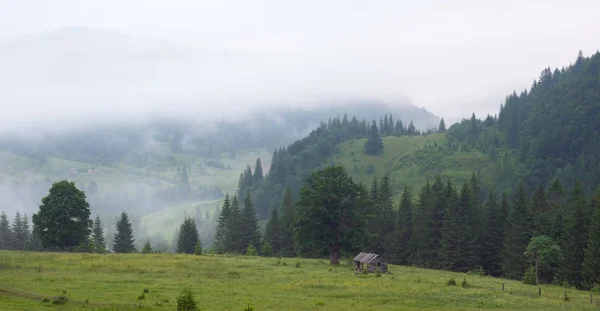 Niebla en la montaña —  Fotos de Stock