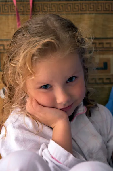 Маленька дівчинка portret — стокове фото
