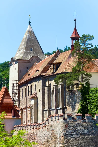 Çek Cumhuriyeti'nde Krivoklat Kalesi — Stok fotoğraf