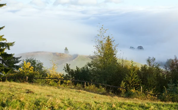 Όμορφη misty πρωί — Φωτογραφία Αρχείου