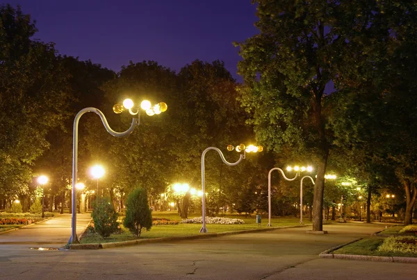 Park wieczór — Zdjęcie stockowe