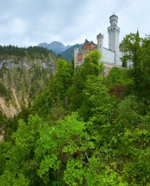 Almanya 'daki Neuschwanstein kalesi