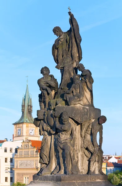 Karlsbron (Prag, Tjeckien). — Stockfoto