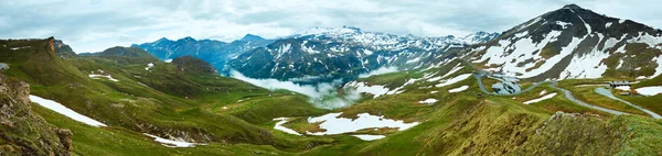 Alpy latem panorama. — Zdjęcie stockowe