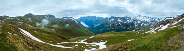 Alpler yaz panoraması (Avusturya).