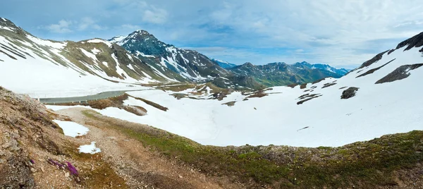 Alperna sommaren panorama (Österrike). — Stockfoto