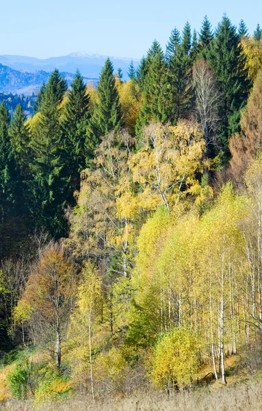 Outono montanha nimchich passar — Fotografia de Stock