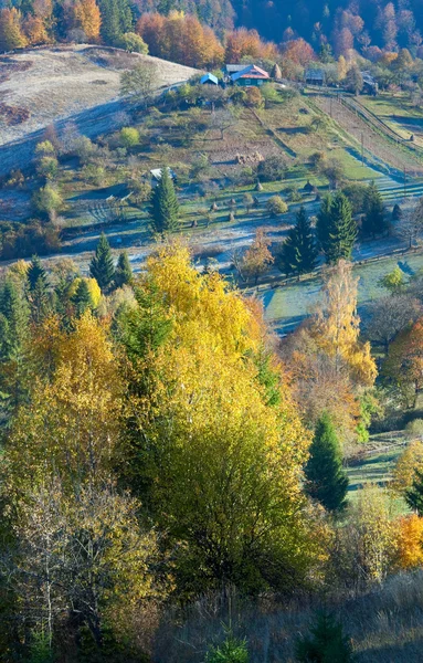 Autumn mountain Nimchich pass — Stock Photo, Image