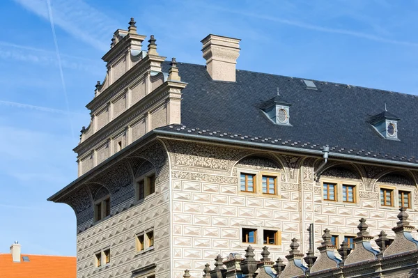 Schwarzenberg Palace fragmento, Praga, República Checa — Fotografia de Stock