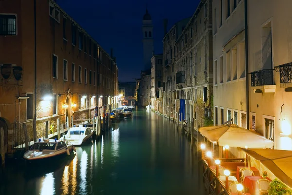 Venedik gece görünümü — Stok fotoğraf
