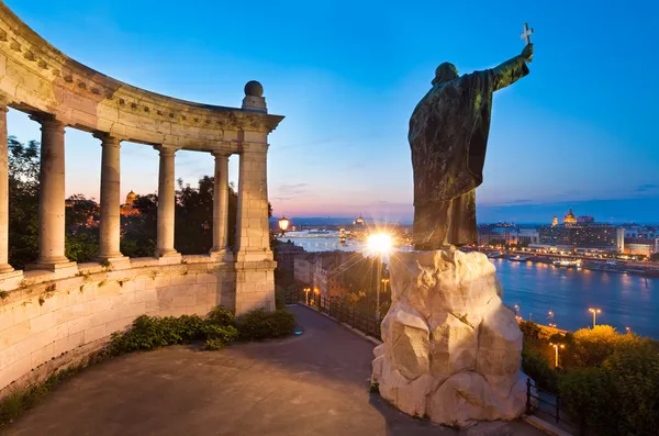 Budapeste vista noite — Fotografia de Stock