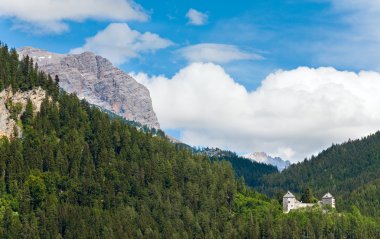 Alps summer view clipart