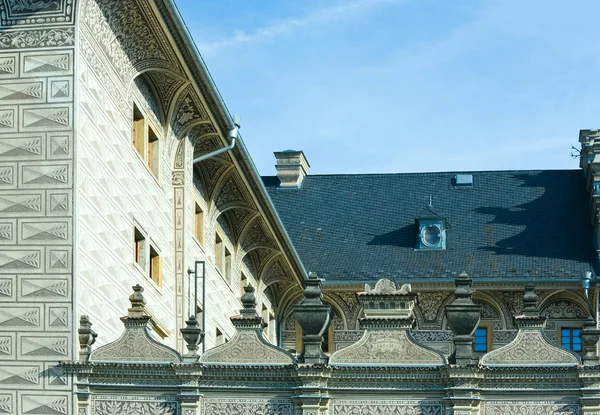 Schwarzenberg Palace fragmento, Praga, República Checa — Fotografia de Stock