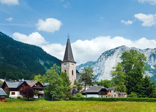 阿尔卑斯山夏季视图 — 图库照片
