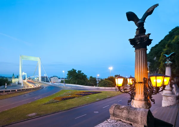 Boedapest avond weergave — Stockfoto