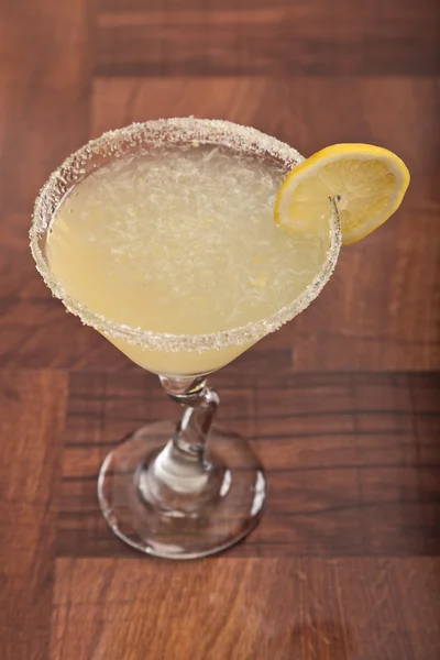 Martini de limón gota — Foto de Stock