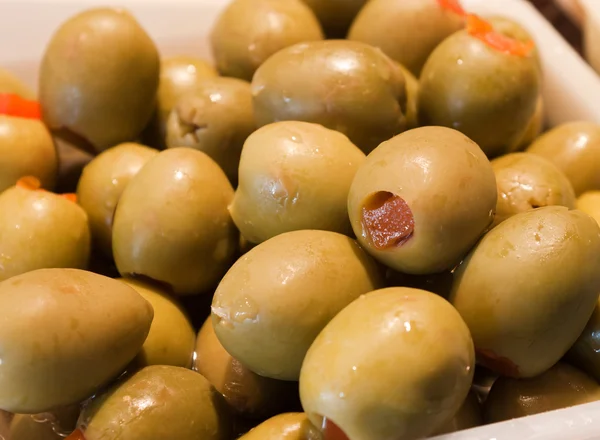 Macro olives — Stock Photo, Image