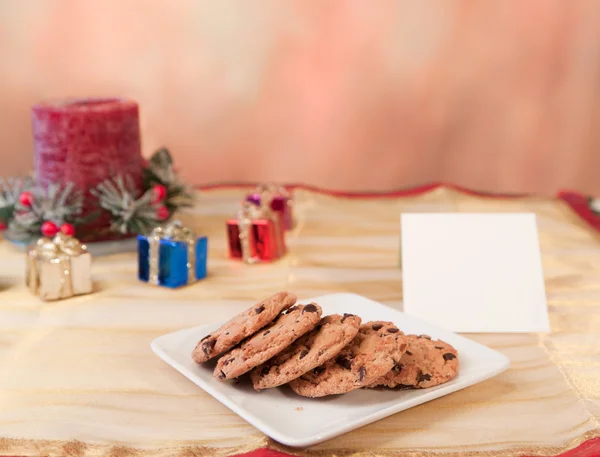 Kekse für den Weihnachtsmann — Stockfoto