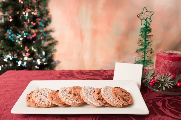 サンタのクッキー — 图库照片