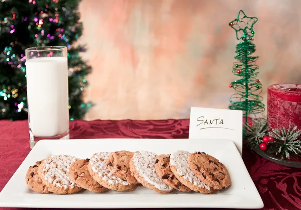 Kekse für den Weihnachtsmann — Stockfoto