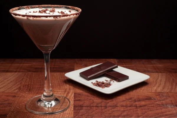 Chocolate martini garnering — Stockfoto