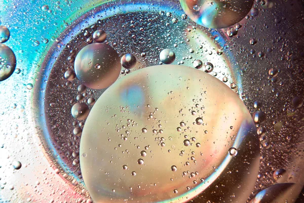Water and oil abstract — Stock Photo, Image