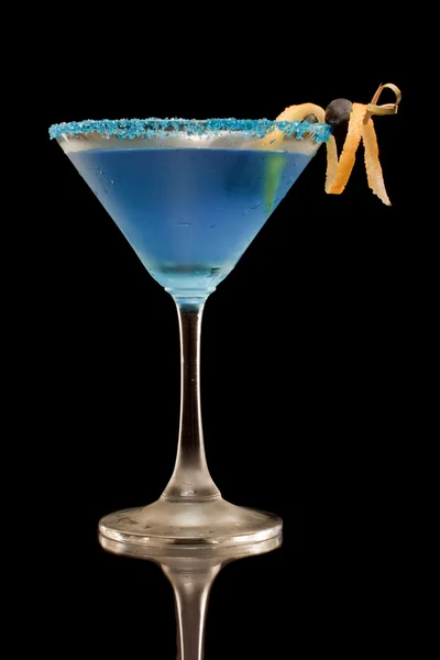 Martini áfonya, citrom — Stock Fotó