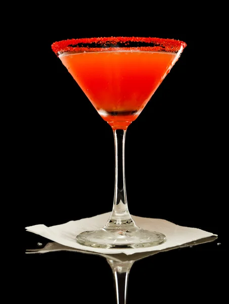 Krvavých pomerančů martini — Stock fotografie