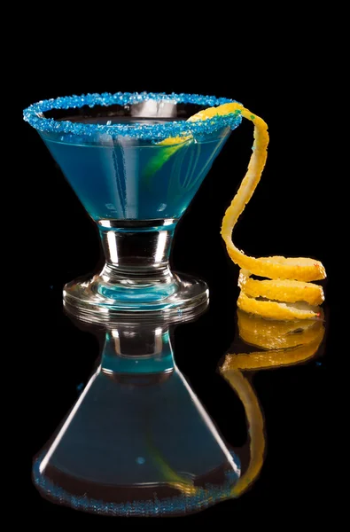 Электрический синий лимонад — стоковое фото