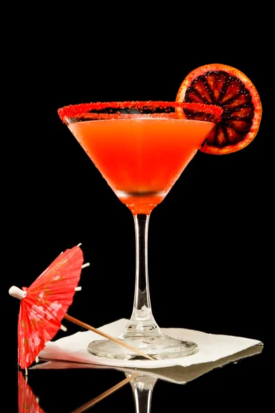 Krvavých pomerančů martini — Stock fotografie