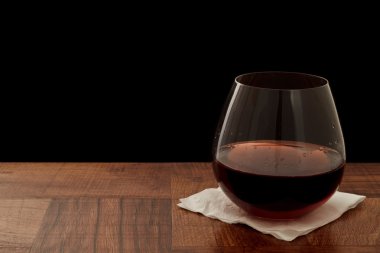 Red wine glass clipart