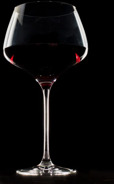 Üveg bor, hosszú szárú — Stock Fotó