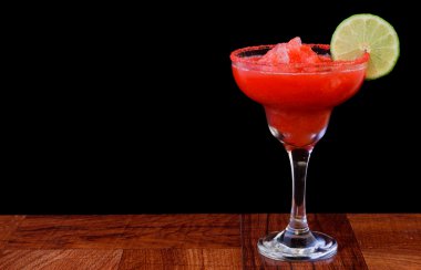 Strawberry margarita clipart