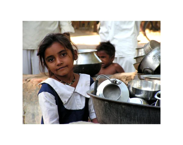 Arbeitende Kinder in Indien. — Stockfoto
