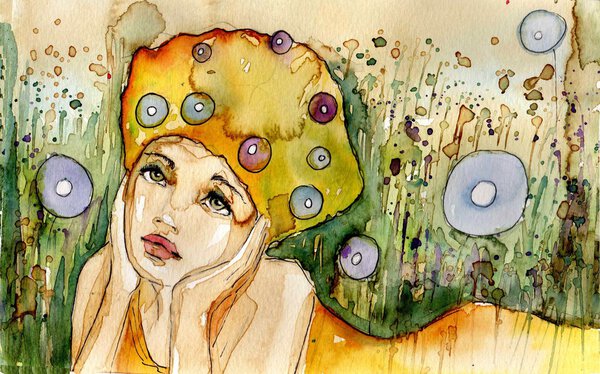 Чувствительная девушка
