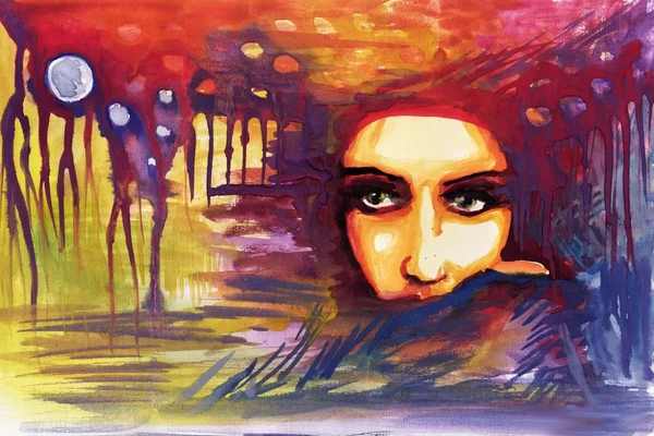 Abstract portrait — Stock Image Abstract portrait Royalty Free Stock Images