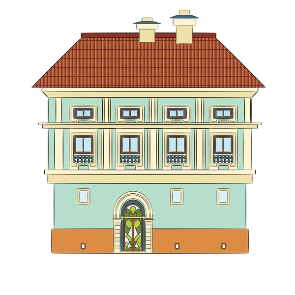 City house — Stock Vector
