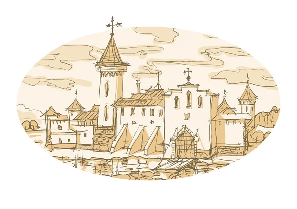 Château — Image vectorielle
