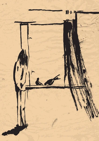 鸽子 — 图库矢量图片