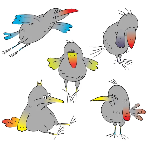 Пташки — стоковий вектор