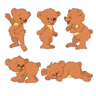 Bear-cubs clipart