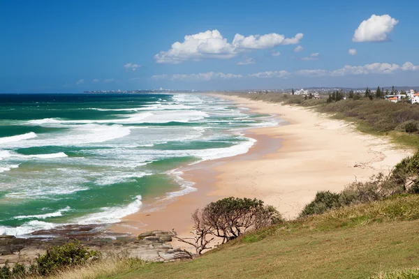 Caloundra beach from Point Cartwright, Queensland — Stock Photo, Image