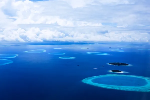 Ilhas nas Maldivas — Fotografia de Stock