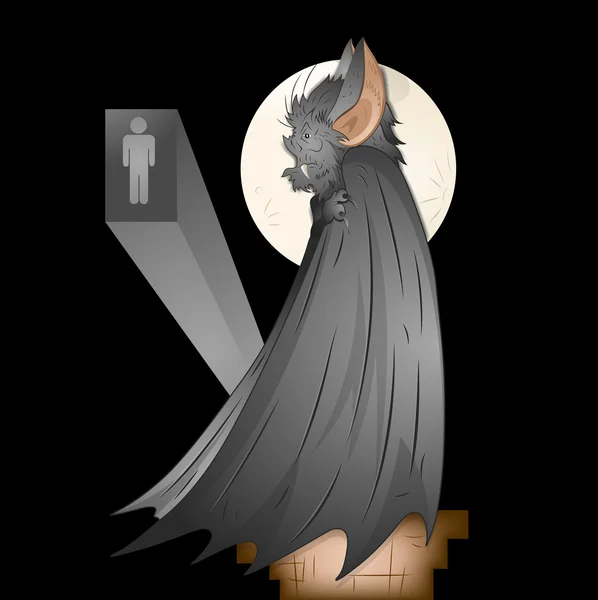 Vetor de morcego de vampiro — Vetor de Stock