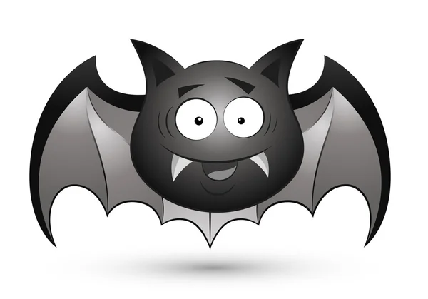 Cute Cartoon Bat — Stok Vektör
