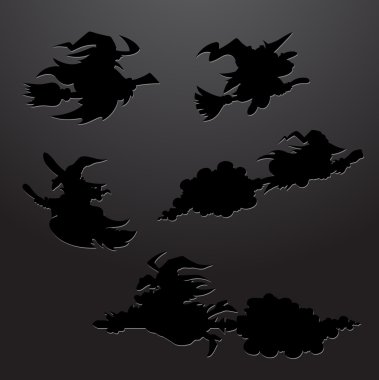 Witch Silhouette clipart