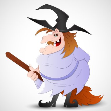 Smiling Witch clipart