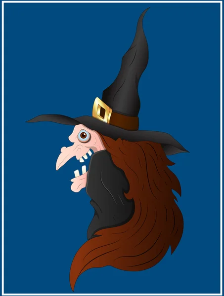 Scary Witch — Stock Vector